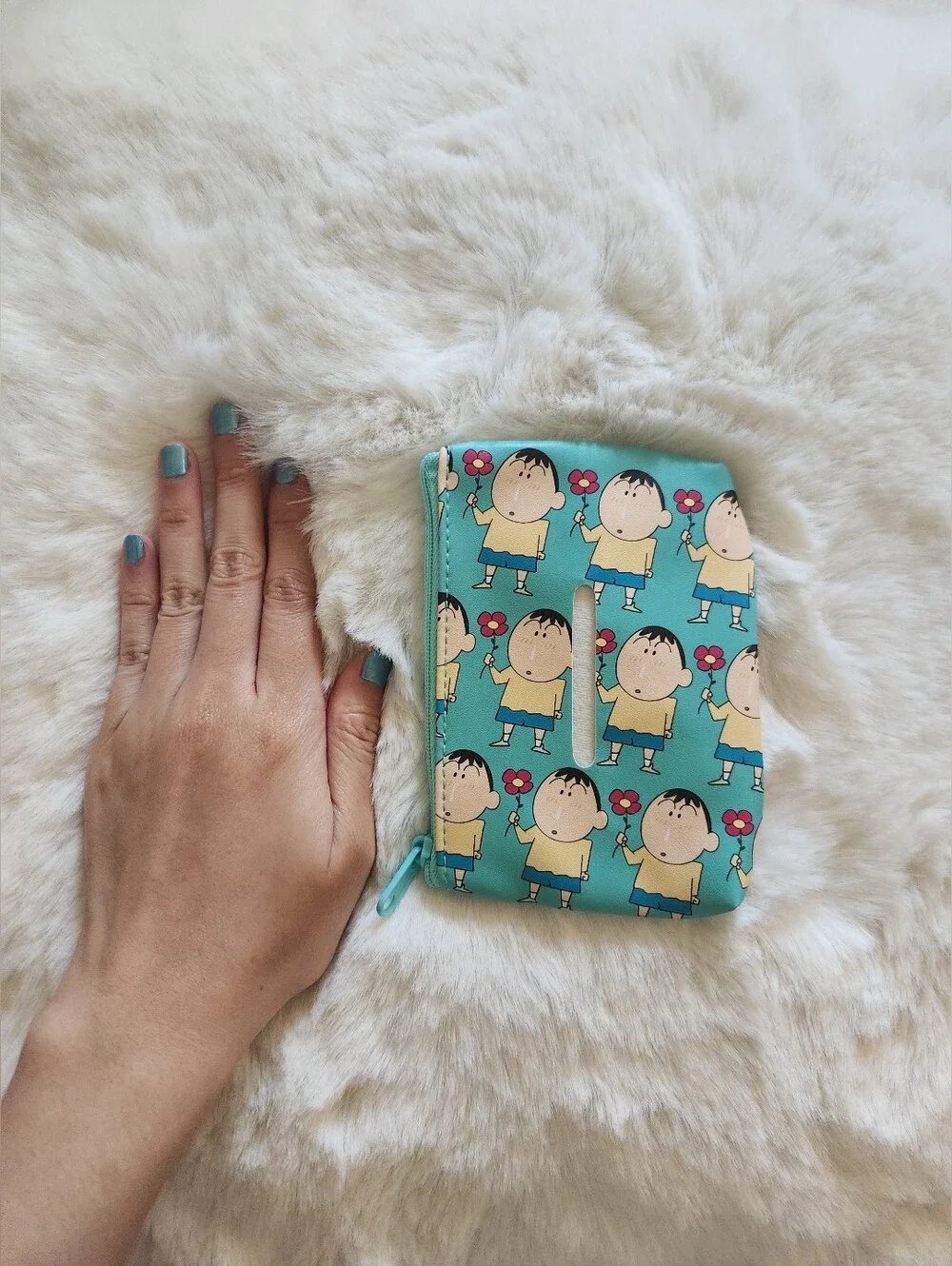 Crayon Shin chan anime bo chan tissue pouch I got from Japan